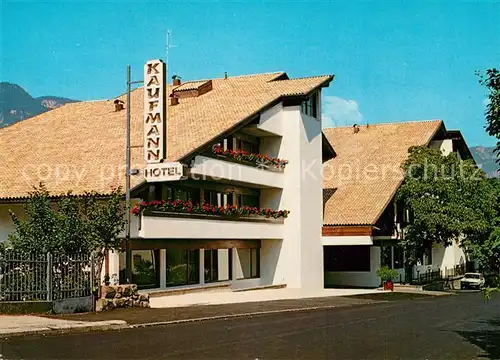 AK / Ansichtskarte Auer_Ora_Suedtirol Hotel Albergo Kaufmann Auer_Ora_Suedtirol