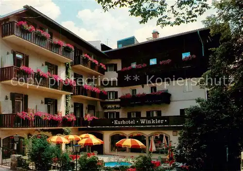 AK / Ansichtskarte Bad_Hofgastein Kurhotel Winkler Terrasse Bad_Hofgastein