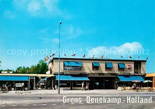 AK / Ansichtskarte Denekamp Supermarkt Souvenir Restaurant hollaendisch deutsche Grenze Denekamp