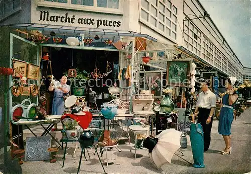 AK / Ansichtskarte Paris Marche aux Puces Paris