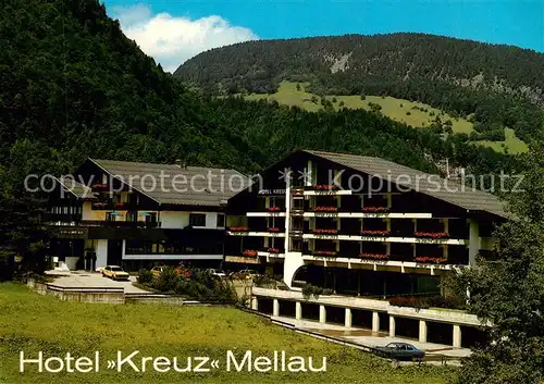 AK / Ansichtskarte Mellau_Vorarlberg Hotel Kreuz Bregenzerwald Mellau_Vorarlberg