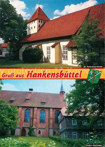 AK / Ansichtskarte Hankensbuettel Kloster Jsenhagen Sankt Pankratius Kirche Hankensbuettel