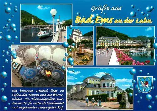 AK / Ansichtskarte Bad_Ems Spielbank Kurpromenade Thermalbad Sanatorien Bad_Ems