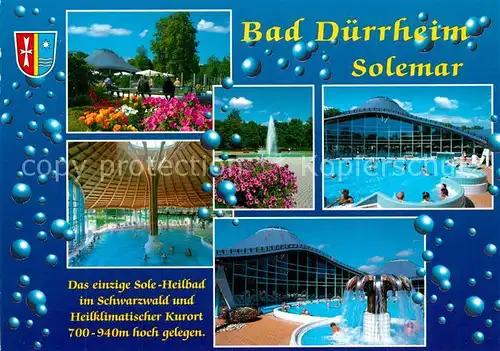 AK / Ansichtskarte Bad_Duerrheim Solemar Park Bad_Duerrheim