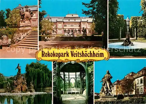 AK / Ansichtskarte Veitshoechheim Schloss Rokokopar  Veitshoechheim