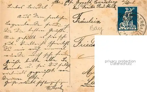 AK / Ansichtskarte Landsberg_Lech Blick auf den Lech Landsberg_Lech