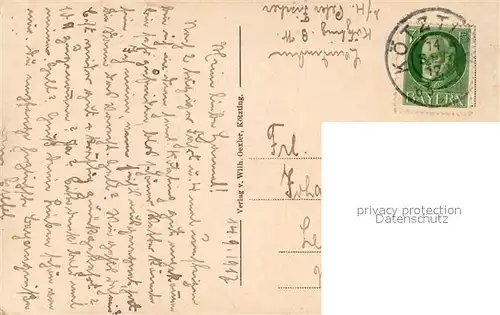 AK / Ansichtskarte Koetzting Ortsansicht Koetzting