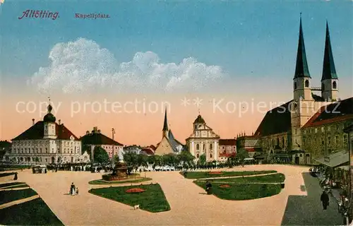 AK / Ansichtskarte Altoetting Kapellplatz Altoetting