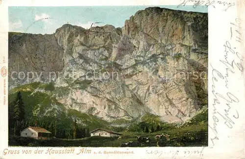 AK / Ansichtskarte Benediktbeuern Hausstatt Alm an der Benediktenwand Benediktbeuern