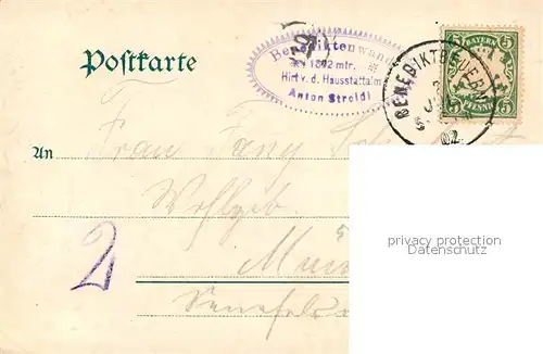 AK / Ansichtskarte Benediktbeuern Hausstatt Alm an der Benediktenwand Benediktbeuern