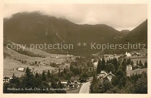 AK / Ansichtskarte Weissbach_Alpenstrasse Panorama Weissbach_Alpenstrasse