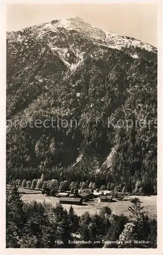 AK / Ansichtskarte Tegernsee Enterrottach mit Wallberg Tegernsee