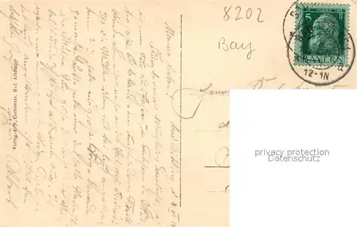 AK / Ansichtskarte Bad_Aibling Amtsgericht mit Kirche Bad_Aibling