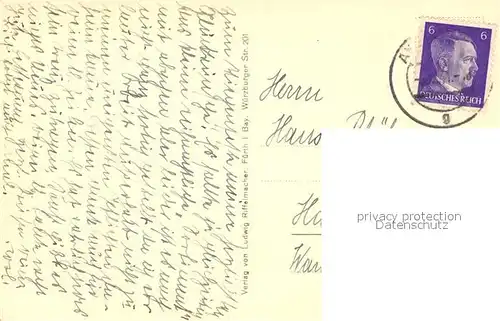 AK / Ansichtskarte Ansbach_Unterfranken Prinzenschloesschen Ansbach Unterfranken