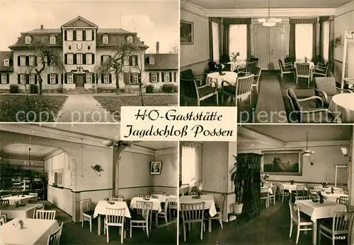 AK / Ansichtskarte Sondershausen_Thueringen HO Gaststaette Jagdschloss Possen Sondershausen Thueringen