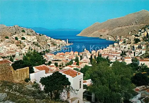 AK / Ansichtskarte Symi Panorama Bucht Hafen aegaeis Symi