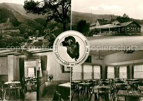 AK / Ansichtskarte Lauxburg_Wispertal Gaststaette Laukenmuehle Landschaftspanorama Lauxburg Wispertal