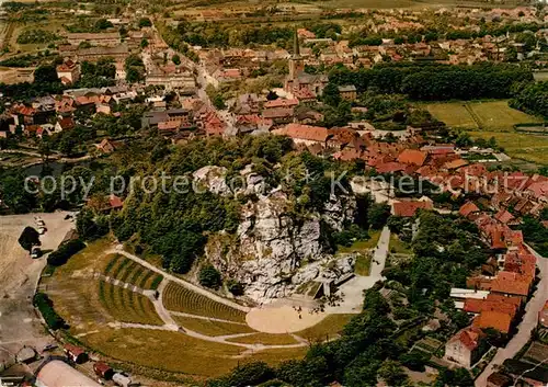 AK / Ansichtskarte Bad_Segeberg Sol  und Moorbad Freilichtbuehne Fliegeraufnahme Bad_Segeberg