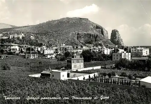 AK / Ansichtskarte Terracina Scorcio panoramico con Monumento di Giove Terracina