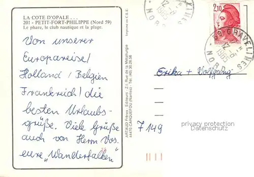 AK / Ansichtskarte Petit_Fort_Philippe Le phar Club nautique et la plage vue aerienne Petit_Fort_Philippe