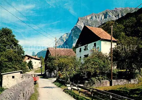 AK / Ansichtskarte Maienfeld Rathaus der freien Walser mit Heidehaus Alpen Maienfeld