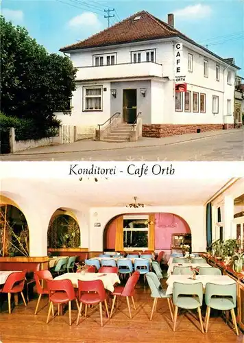 AK / Ansichtskarte Zell_Odenwald Konditorei Cafe Orth Zell Odenwald
