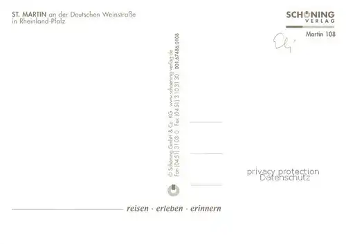 AK / Ansichtskarte St_Martin_Pfalz Panorama Mutter Gottes Rathaus  St_Martin_Pfalz