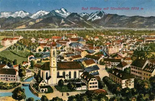 AK / Ansichtskarte Bad_Aibling mit Wendelstein Bad_Aibling