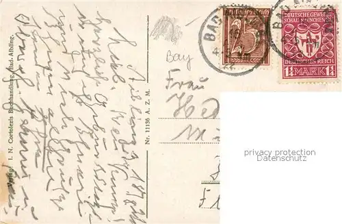 AK / Ansichtskarte Bad_Aibling mit Wendelstein Bad_Aibling