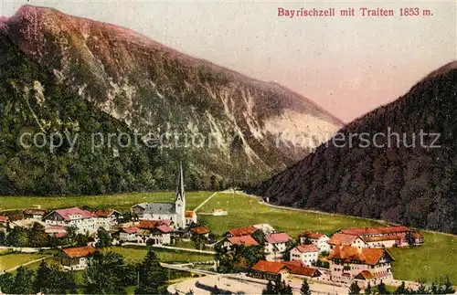 AK / Ansichtskarte Bayrischzell mit Traiten Bayrischzell