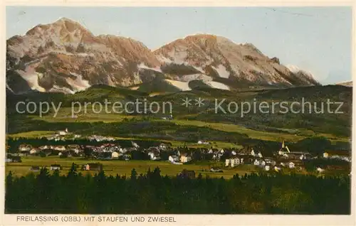 AK / Ansichtskarte Freilassing mit Staufen und Zwiesel Freilassing