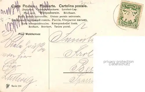 AK / Ansichtskarte Walchensee Panorama Walchensee