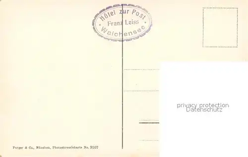 AK / Ansichtskarte Walchensee mit Karwendel Walchensee