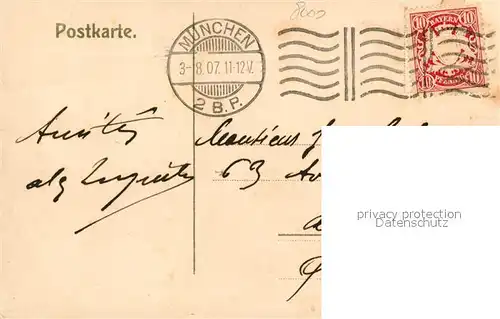 AK / Ansichtskarte Muenchen Gaertnerplatz und Theater Muenchen