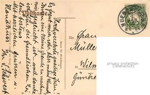 AK / Ansichtskarte Muenchen Denkmal Kaiser Ludwig der Bayer Muenchen