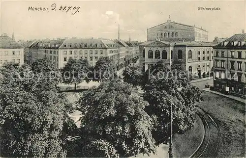 AK / Ansichtskarte Muenchen Gaertnerplatz Muenchen