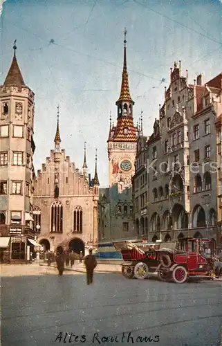 AK / Ansichtskarte Muenchen Altes Rathaus Muenchen