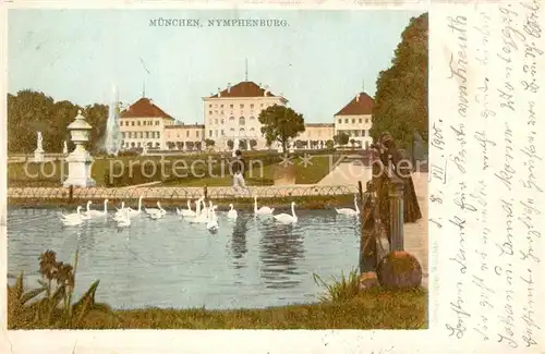 AK / Ansichtskarte Muenchen Nymphenburg Muenchen