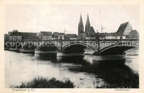 AK / Ansichtskarte Frankfurt_Oder Oderbruecke Frankfurt Oder
