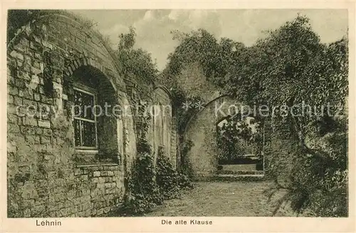 AK / Ansichtskarte Lehnin Die alte Klause Lehnin