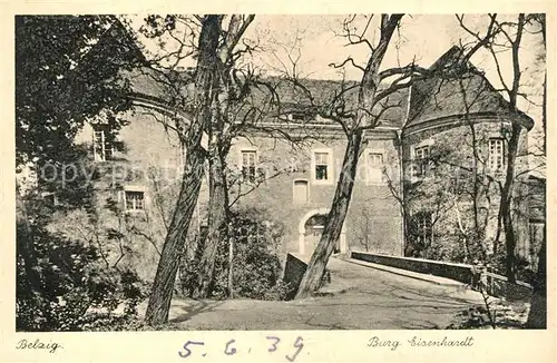AK / Ansichtskarte Belzig_Bad Burg Eisenhardt Belzig_Bad