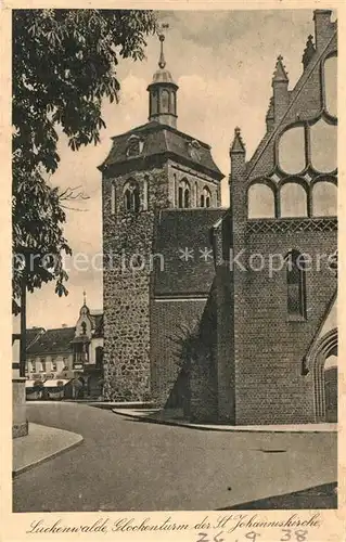 AK / Ansichtskarte Luckenwalde Glockenturm der St Johanniskirche Luckenwalde