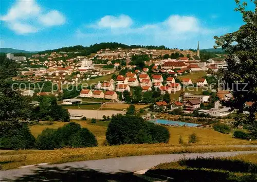 AK / Ansichtskarte Freyung Panorama Freibad Tor zum Nationalpark Bayerischer Wald Freyung