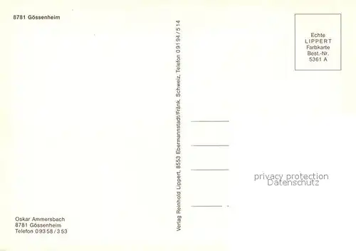 AK / Ansichtskarte Goessenheim Panorama Goessenheim