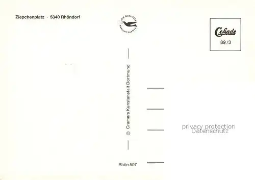 AK / Ansichtskarte Rhoendorf Ziepchenplatz Fachwerkhaeuser Blick zum Rhein Rhoendorf