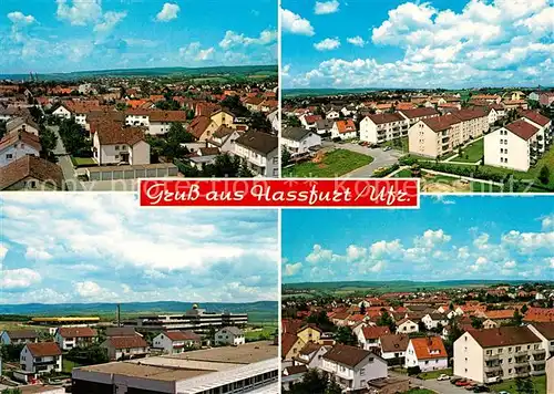 AK / Ansichtskarte Hassfurt Stadtpanorama Hassfurt