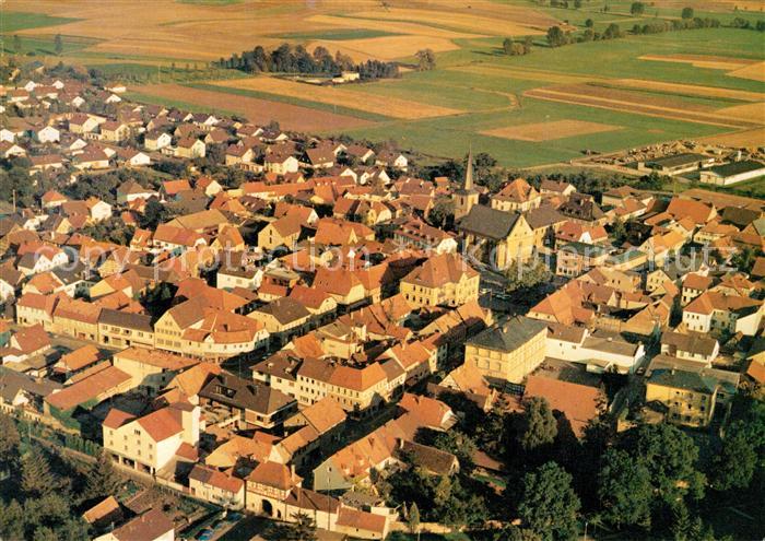 AK / Ansichtskarte Hofheim_Unterfranken Fliegeraufnahme Hofheim