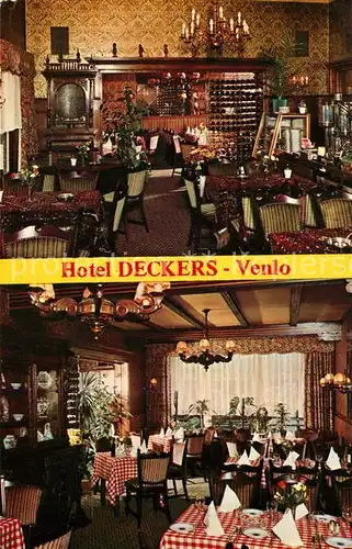 AK / Ansichtskarte Venlo Hotel Cafe Restaurant Deckers Venlo