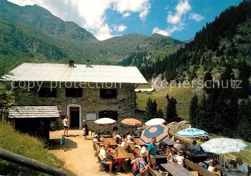 AK / Ansichtskarte Dorf_Tirol Schutzhaus Bockerhuette Berghuette Naturpark Texelgruppe Spronser Tal Dorf_Tirol