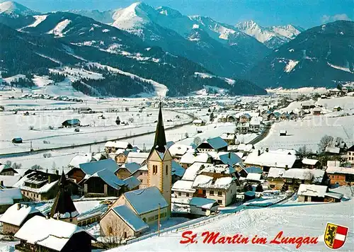 AK / Ansichtskarte St_Martin_Sankt_Michael_Lungau Winterpanorama Alpen 